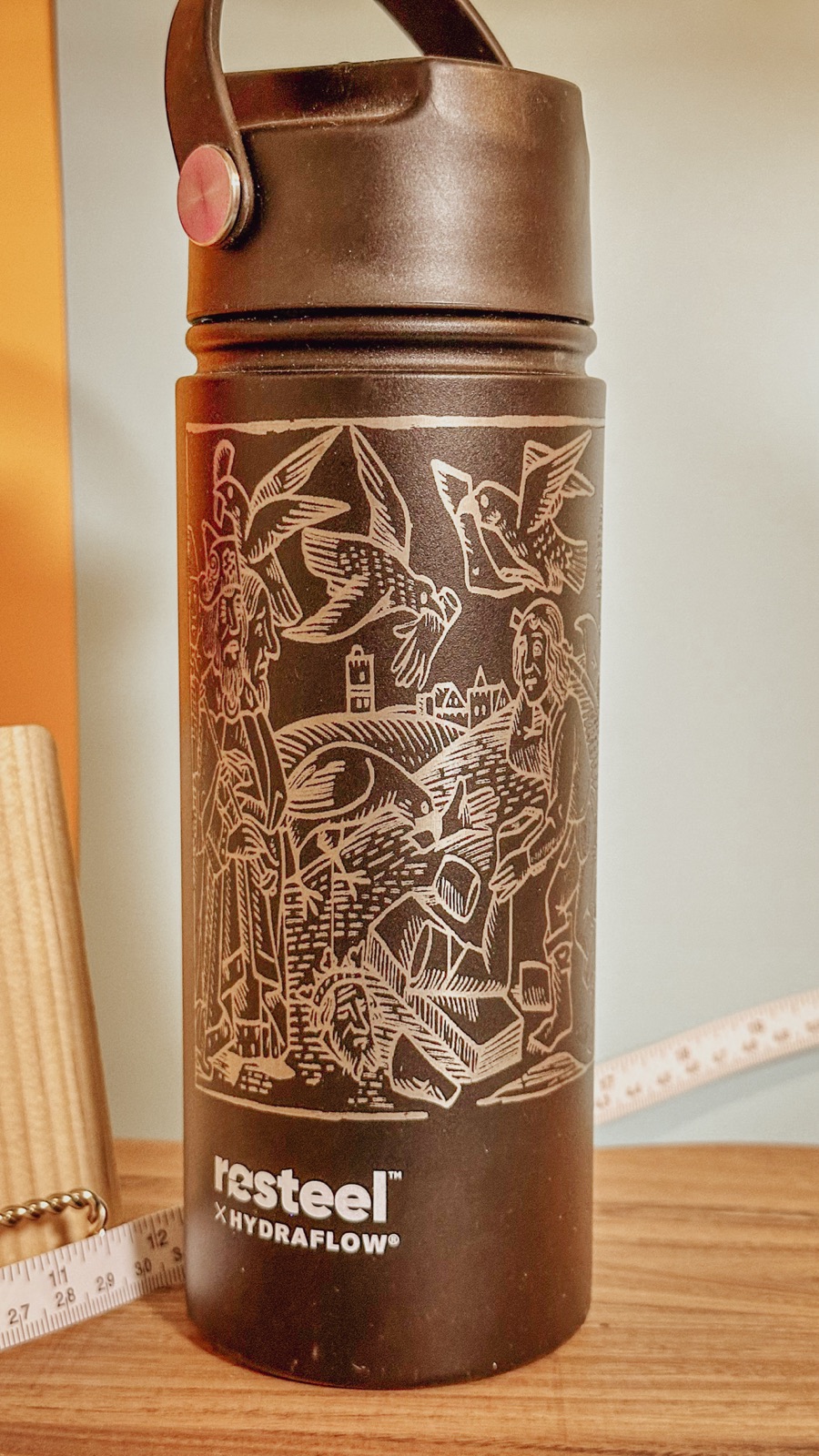 Full-Wrap Medieval Water Bottle