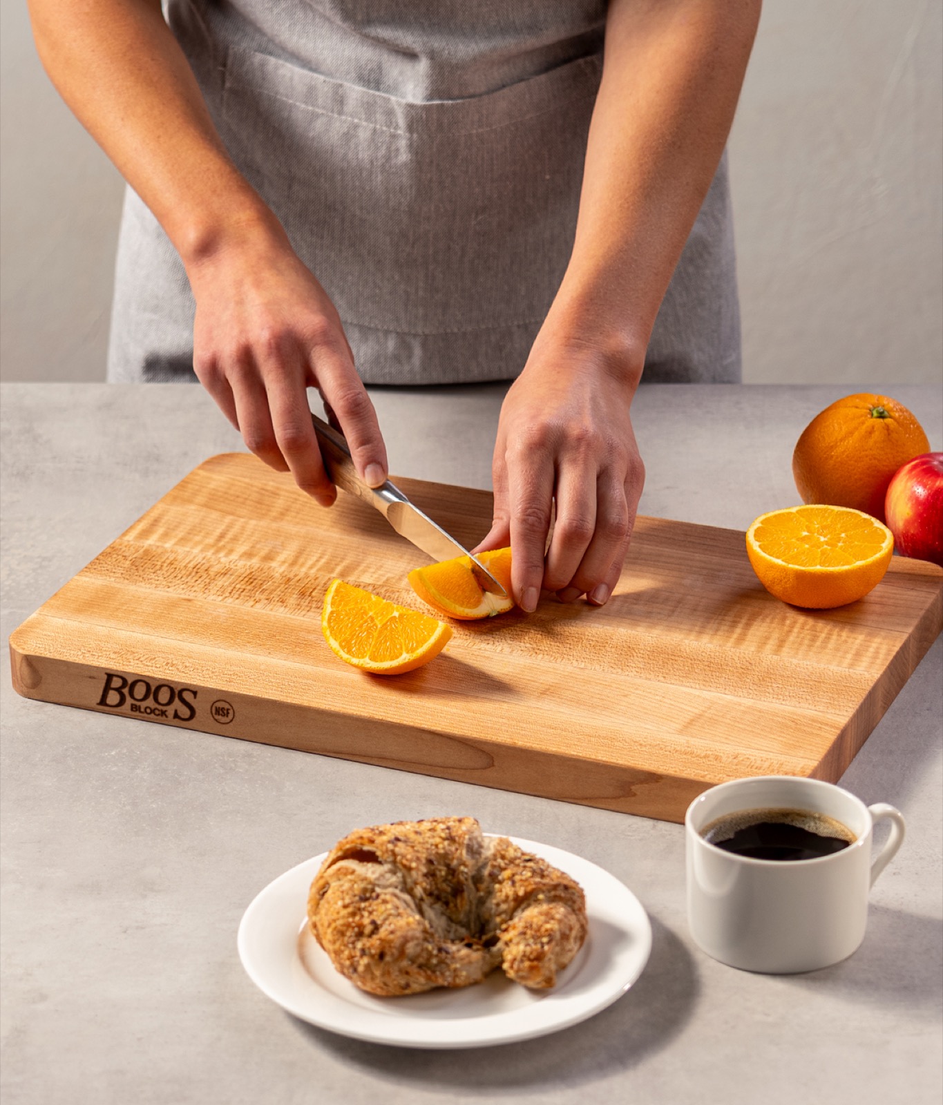 John Boos reversible maple board, 24 by 18